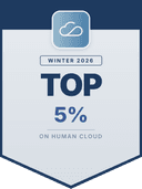 Top 5% badge — Global