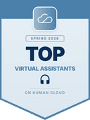 Top Virtual Assistants badge — Global
