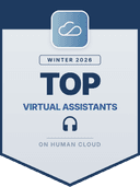 Top Virtual Assistants badge — Global