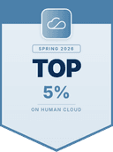 Top 5% badge — Global